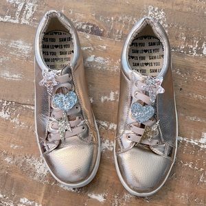 Sam Edelman, Girls Rose Gold Slip-ons, Size 2